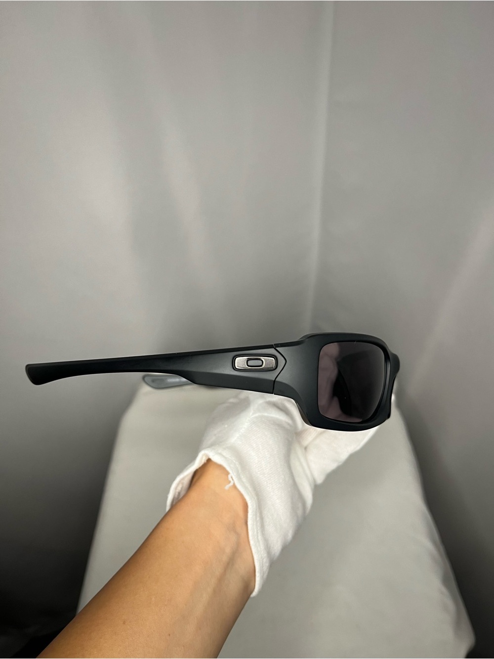Oakley Black Frame with Dark Smoke Lenses Sport Sunglasses